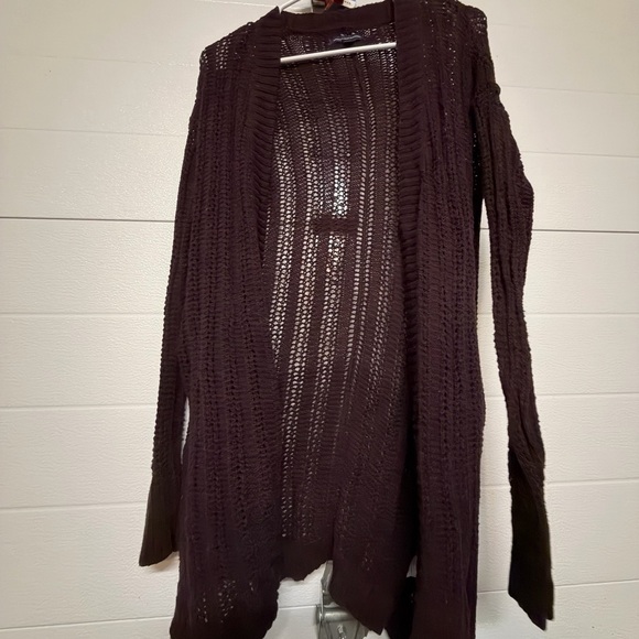 American Eagle Outfitters Sweaters - American Eagle Outfitters Women's Knit Cardigan - Deep Brown